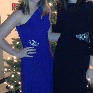 Formal royal blue long dress